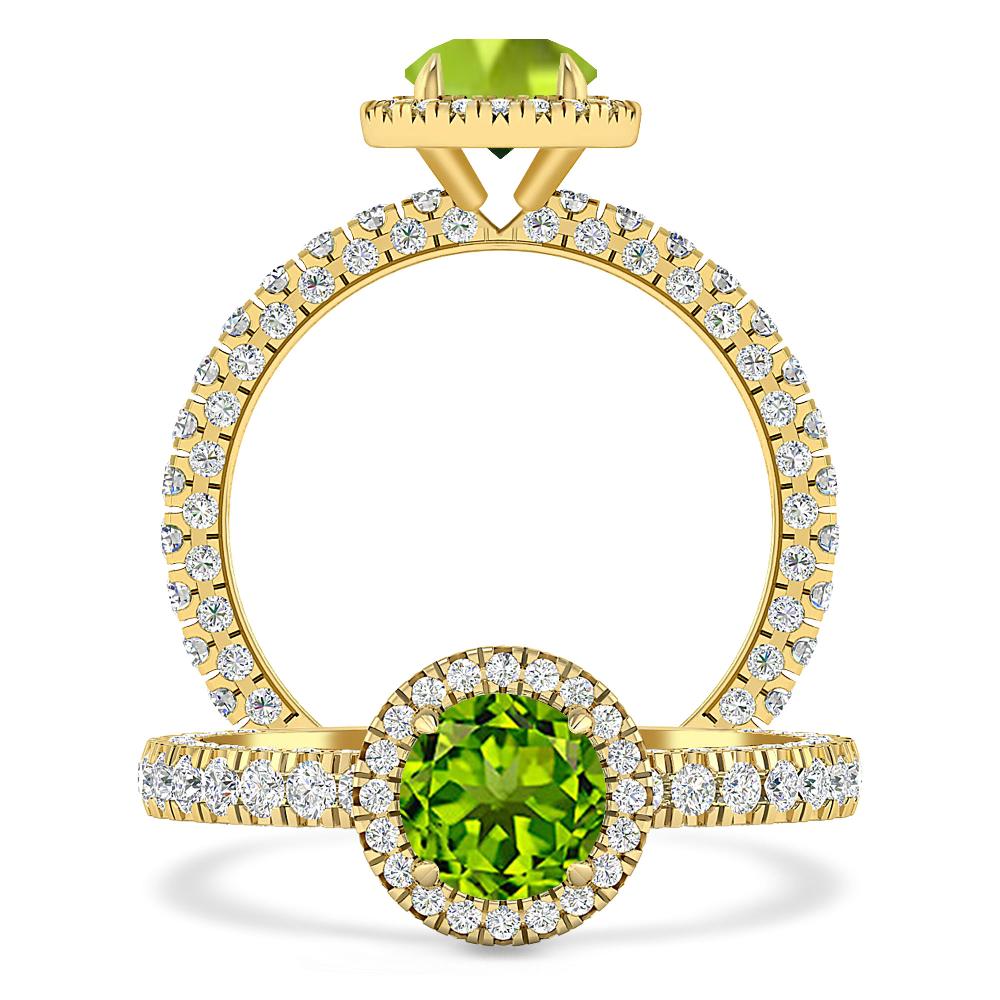 Yellow Gold - Peridot