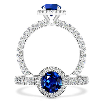 White Gold - Sapphire