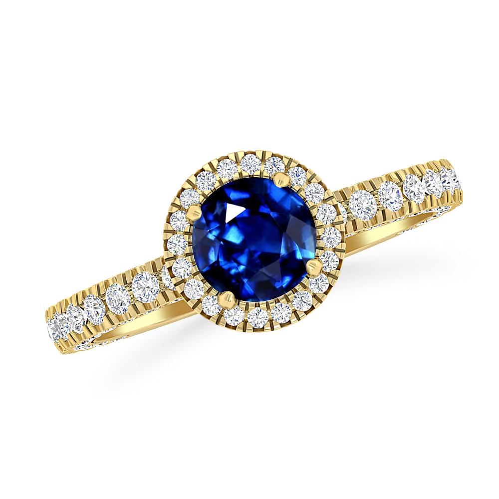 Yellow Gold - Sapphire