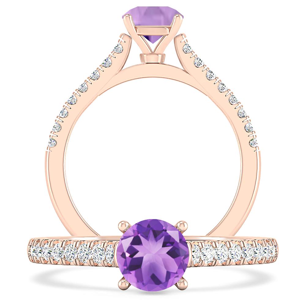 Rose Gold - Amethyst