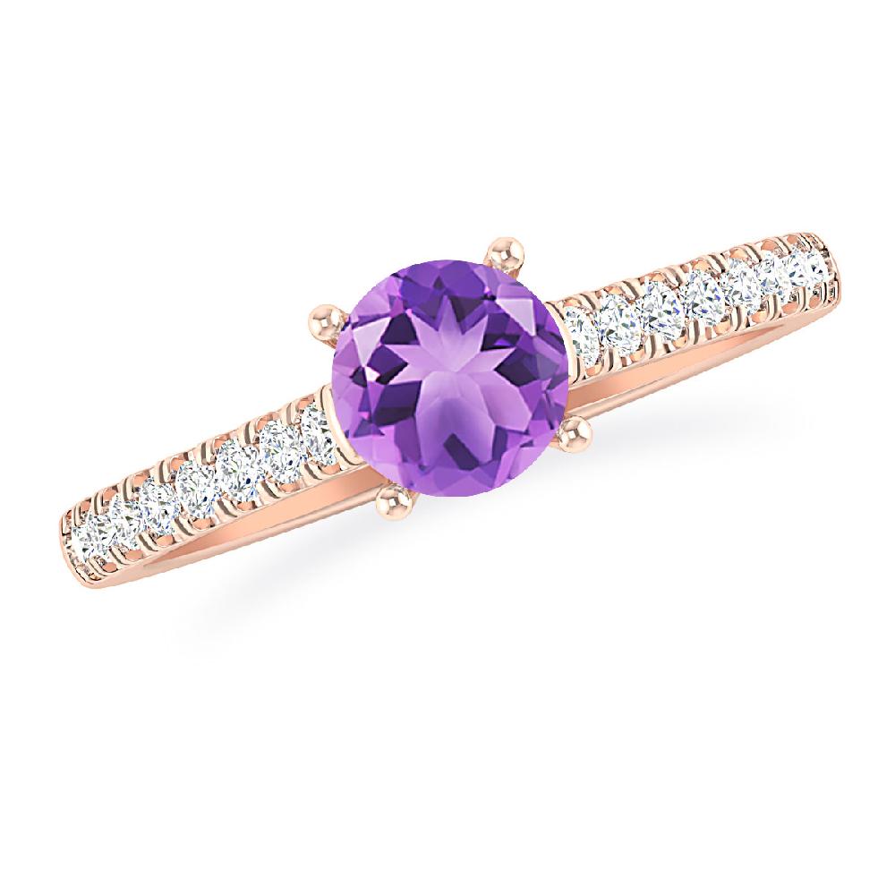 Rose Gold - Amethyst