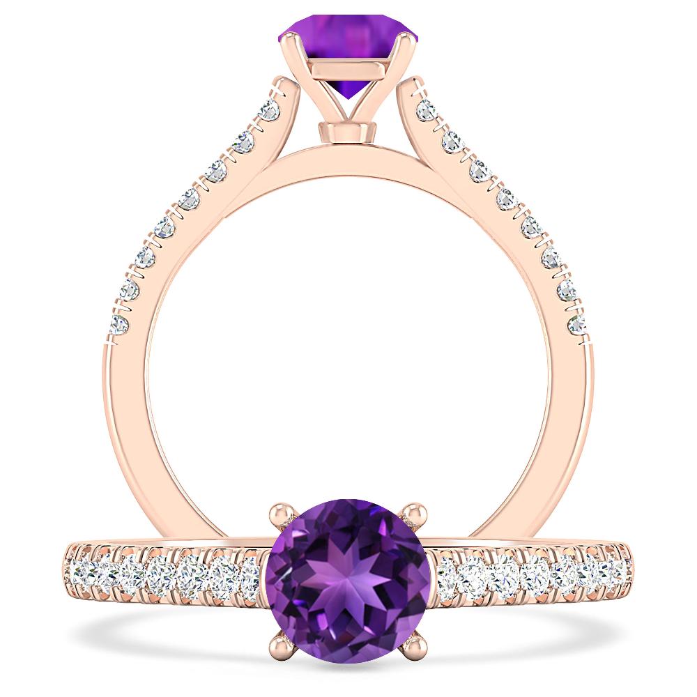 Rose Gold - Amethyst