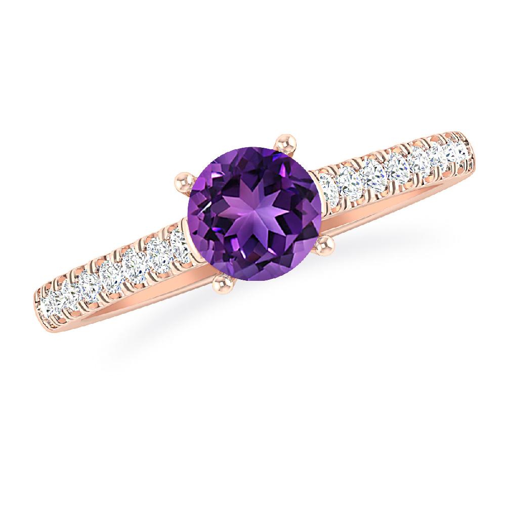 Rose Gold - Amethyst