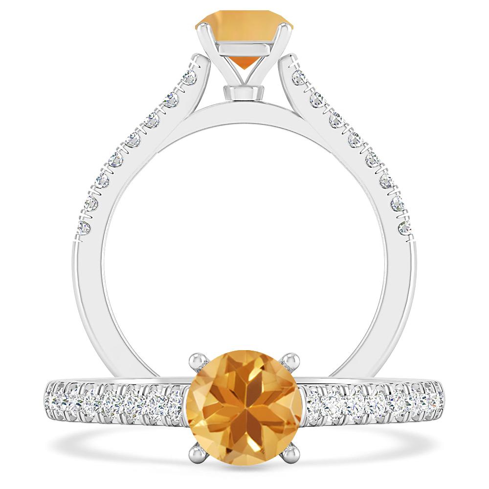 White Gold - Citrine