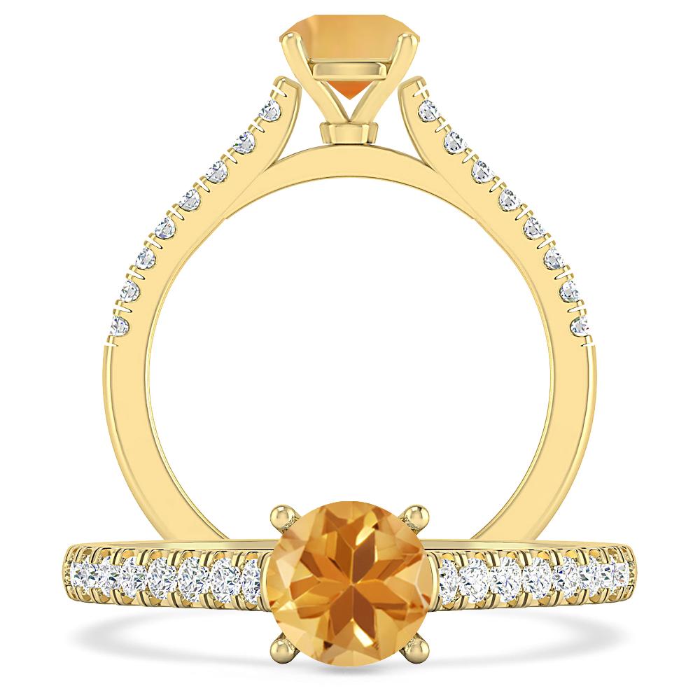 Yellow Gold - Citrine