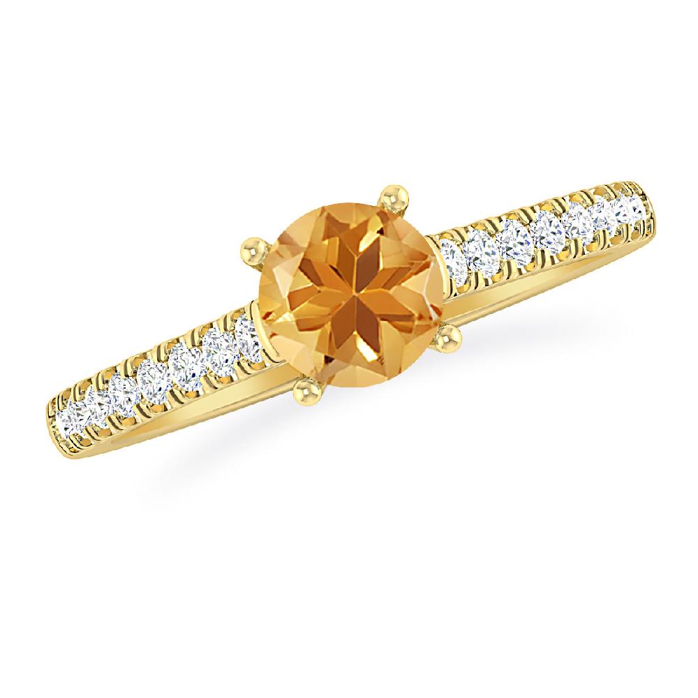 Yellow Gold - Citrine