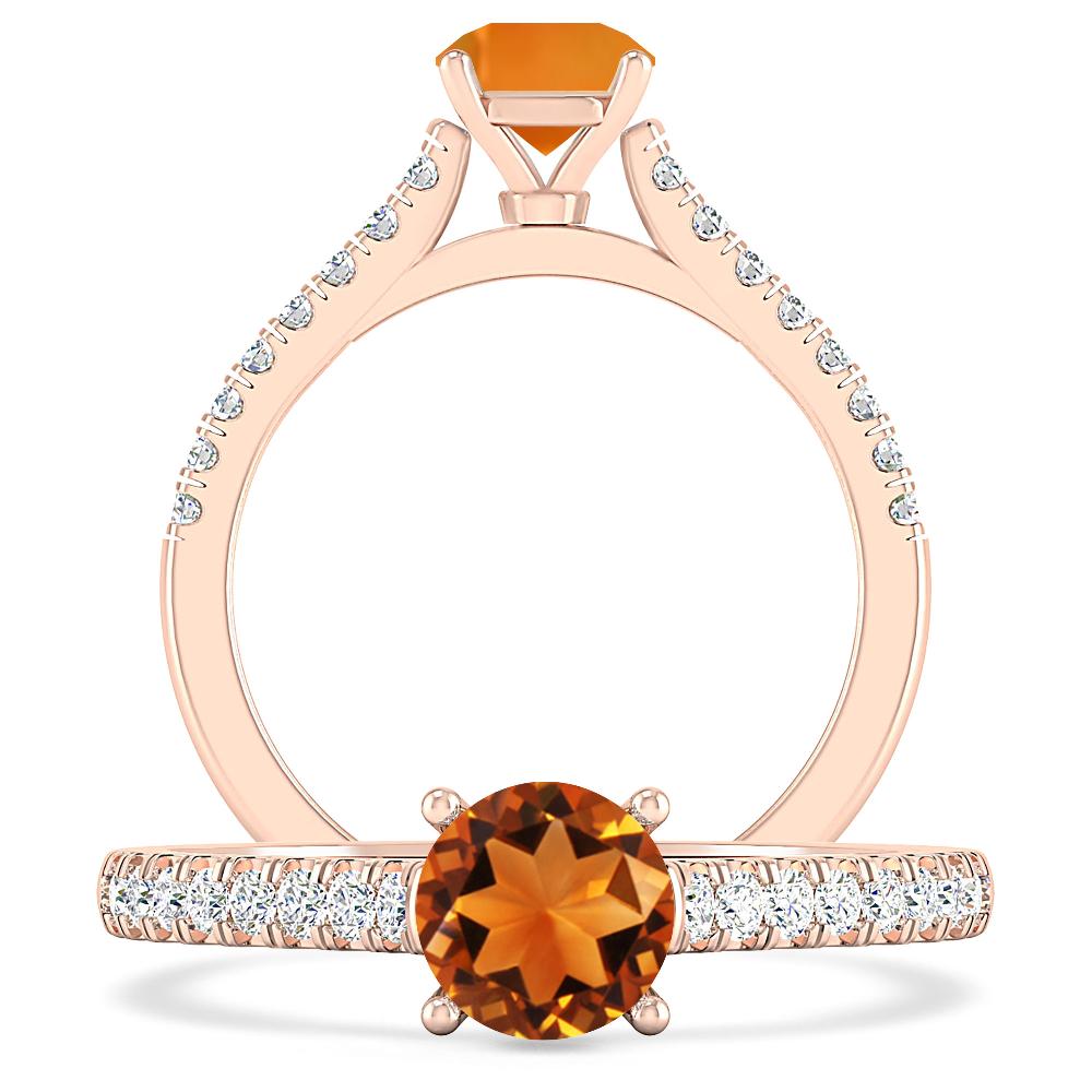 Rose Gold - Citrine