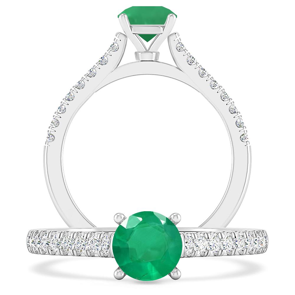 White Gold - Emerald