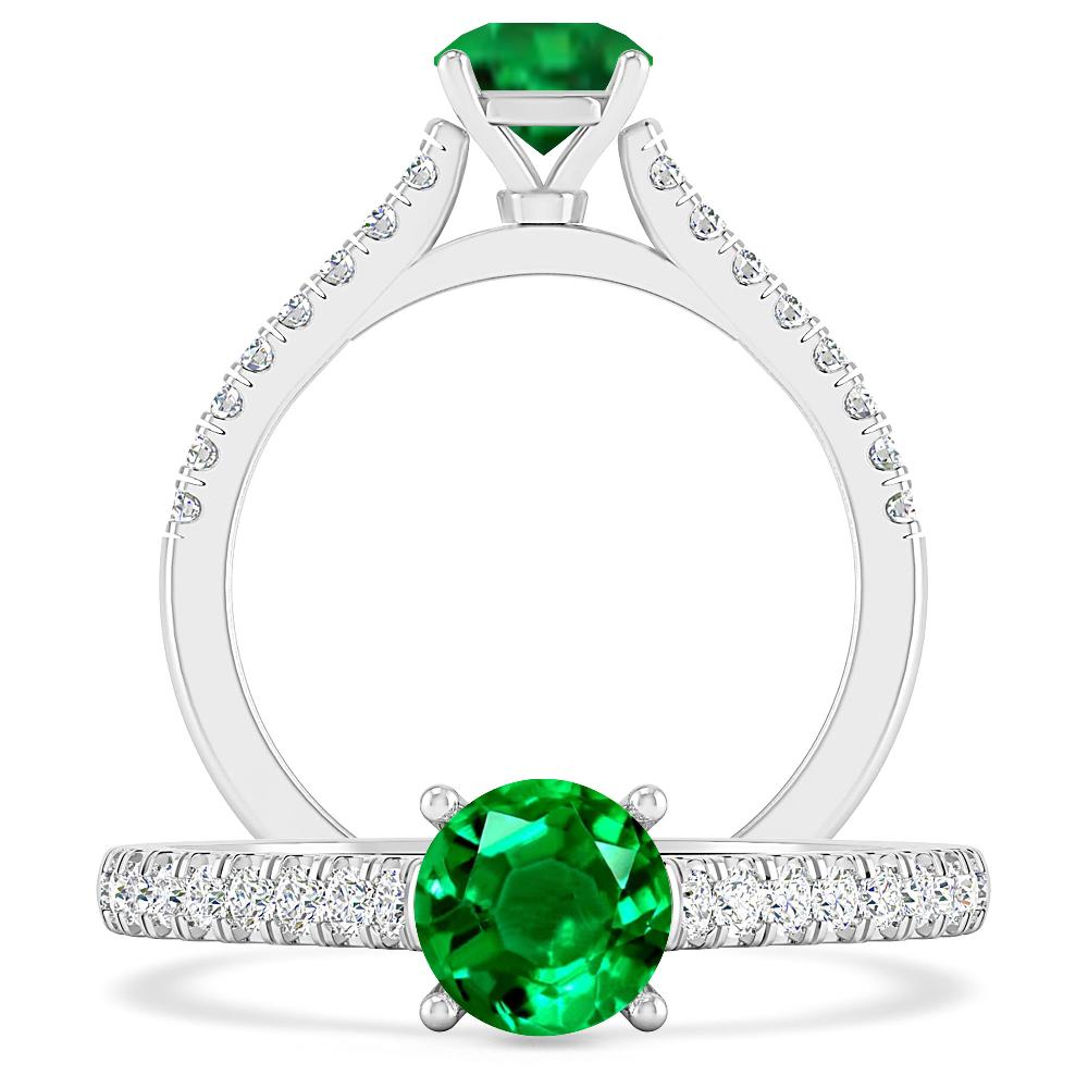 White Gold - Emerald