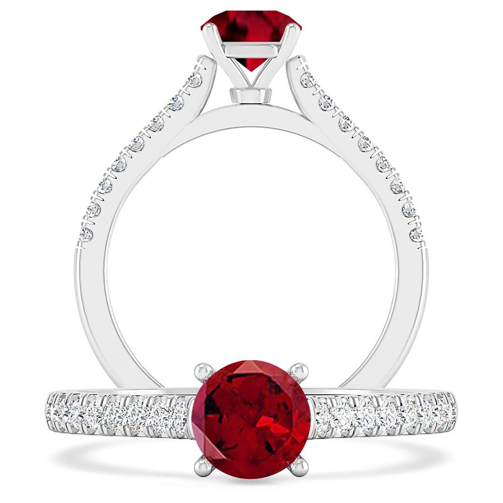 White Gold - Garnet