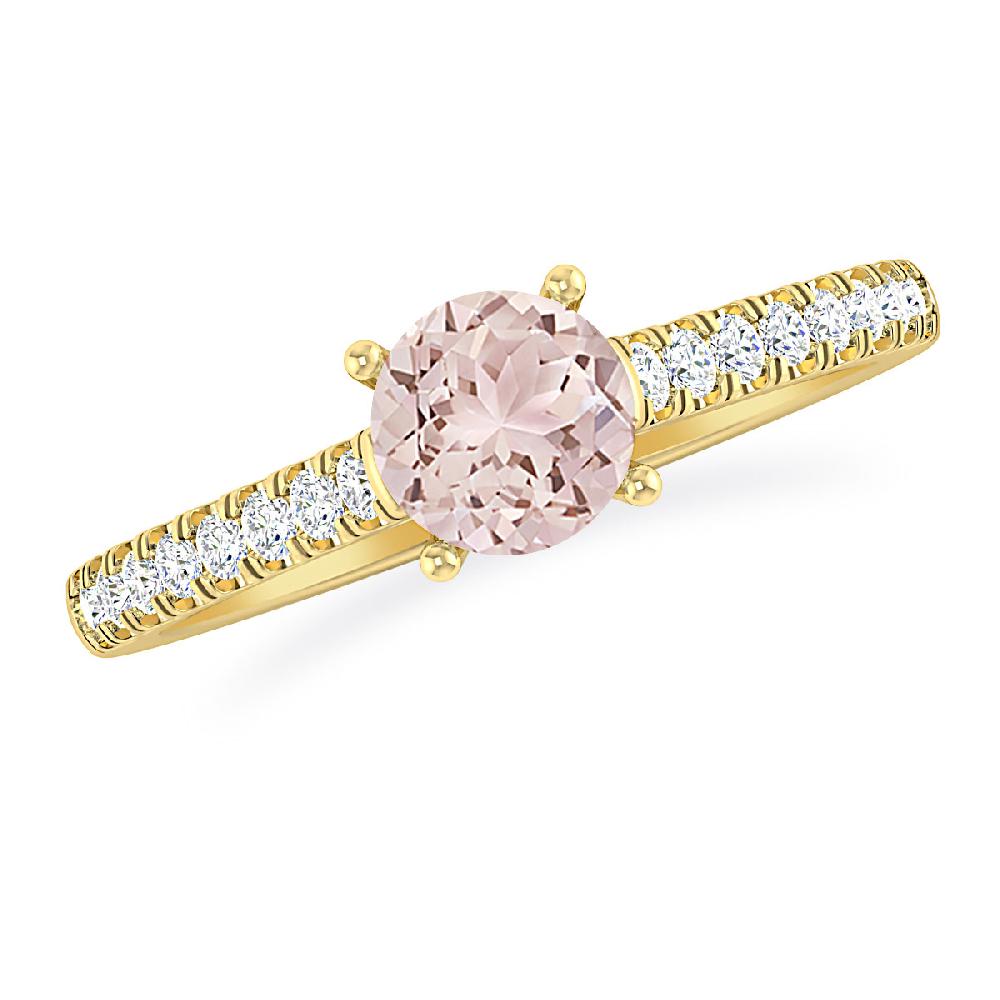 Yellow Gold - Morganite