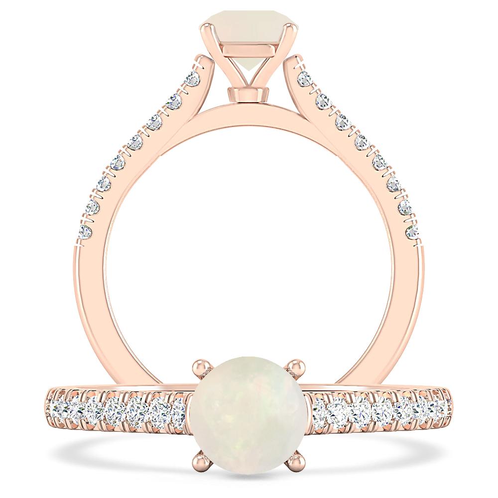 Rose Gold - Opal