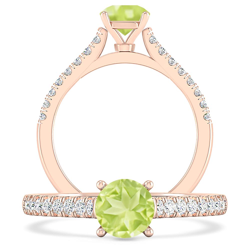 Rose Gold - Peridot