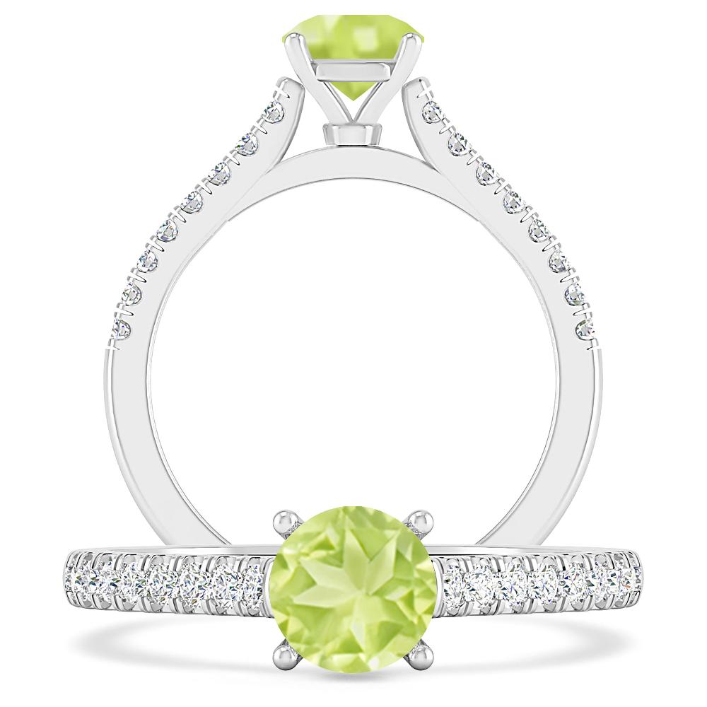 White Gold - Peridot