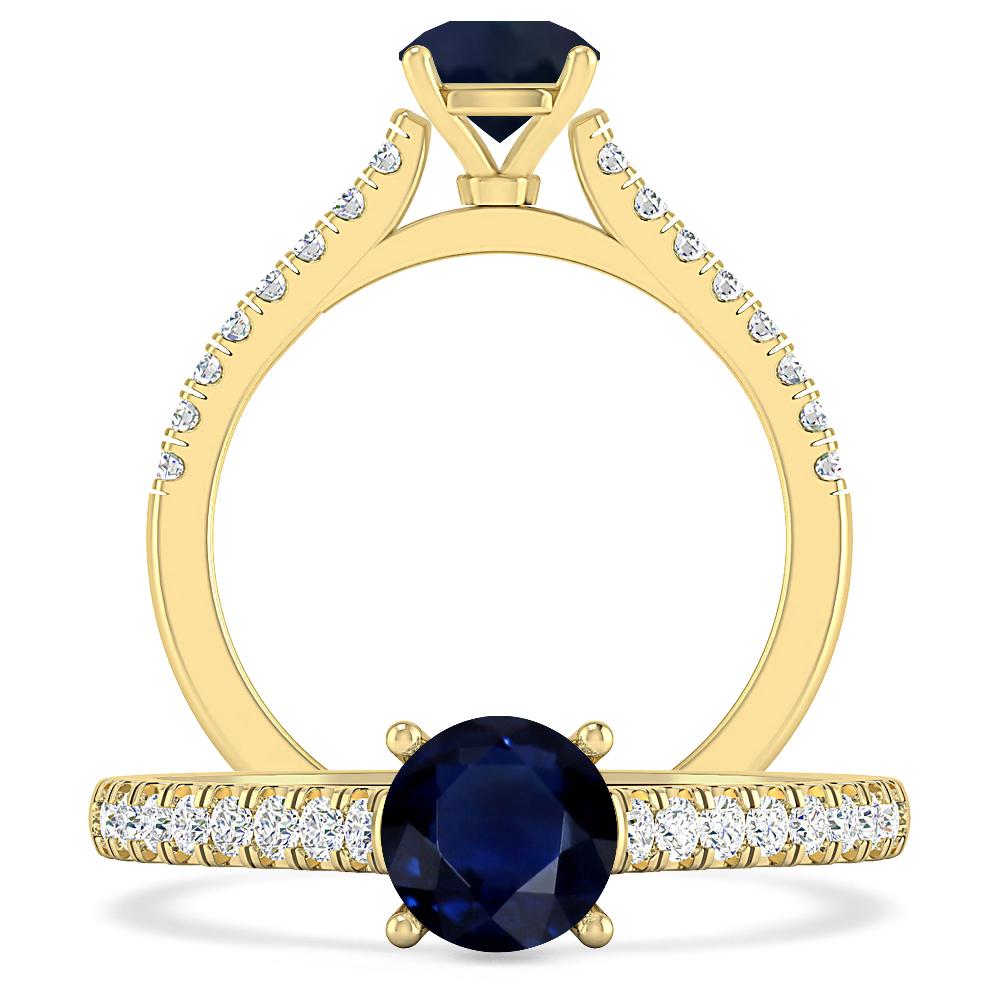 Yellow Gold - Sapphire