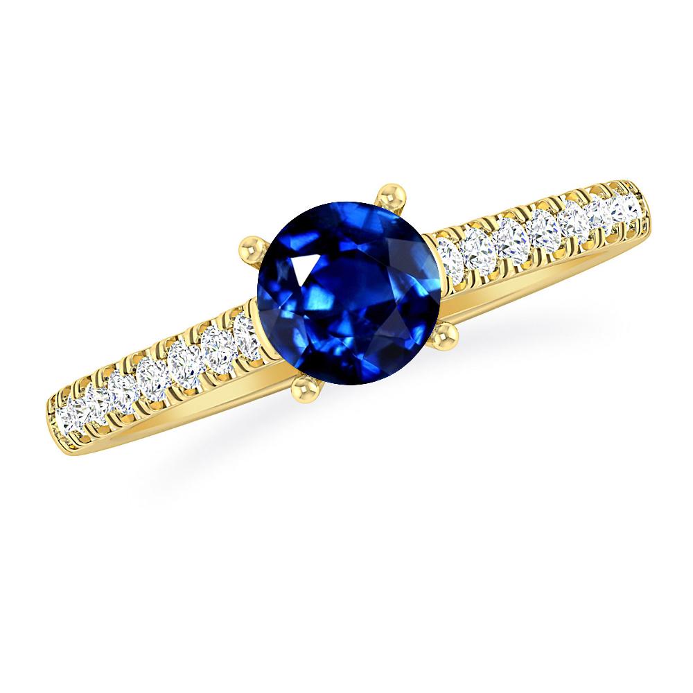 Yellow Gold - Sapphire