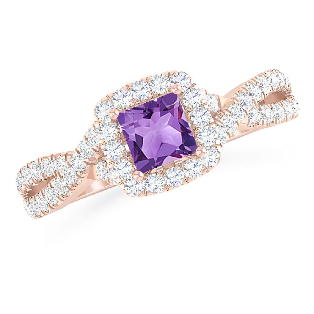 Rose Gold - Amethyst