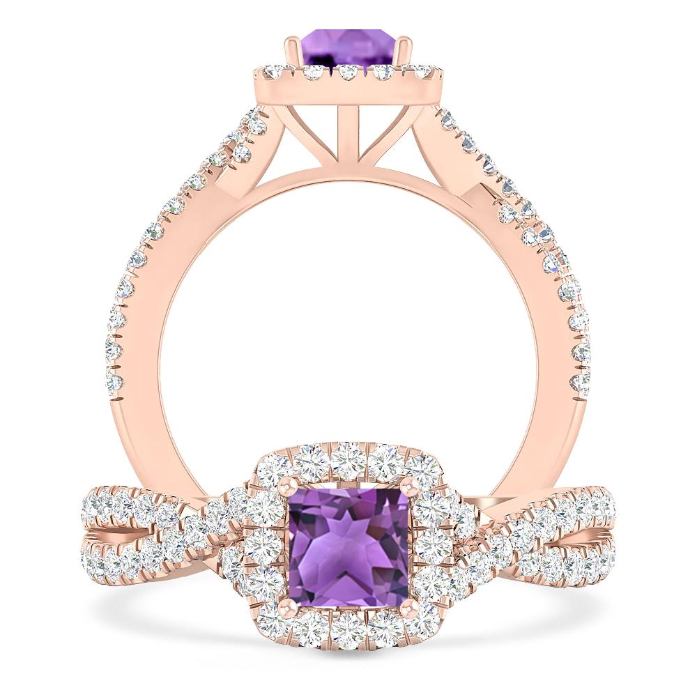 Rose Gold - Amethyst