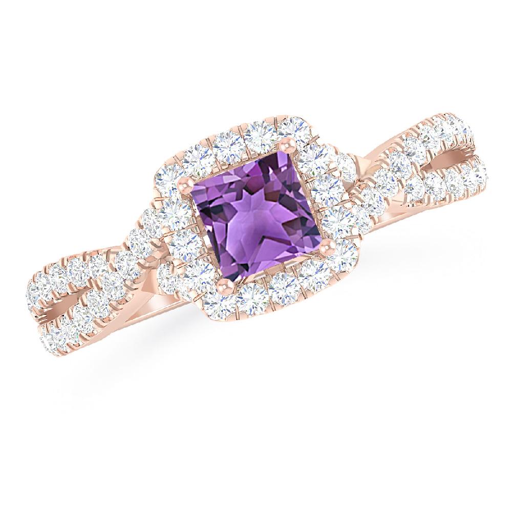 Rose Gold - Amethyst