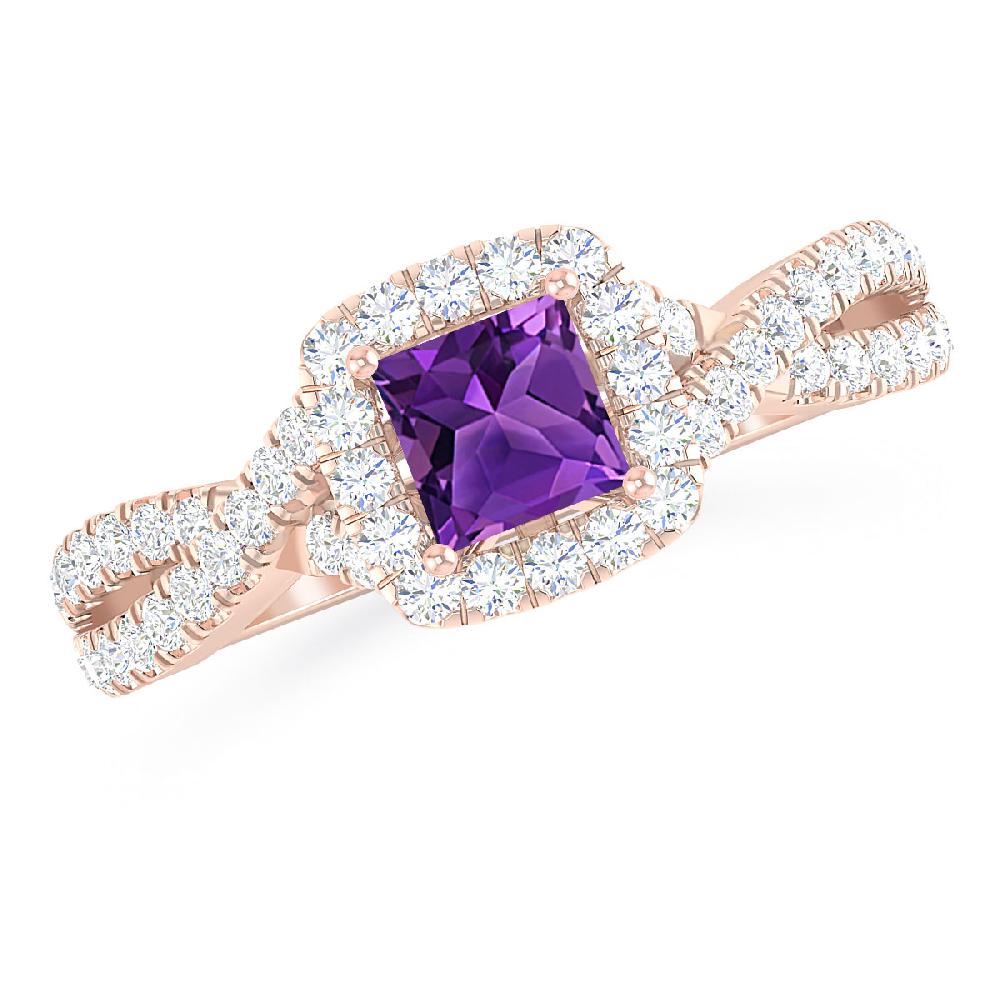 Rose Gold - Amethyst