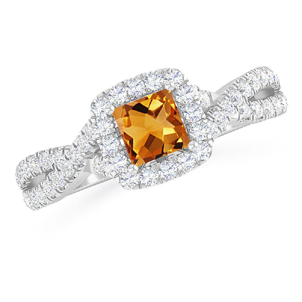 White Gold - Citrine