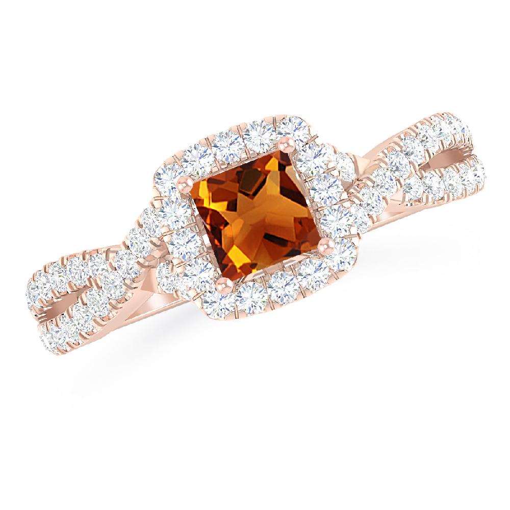 Rose Gold - Citrine