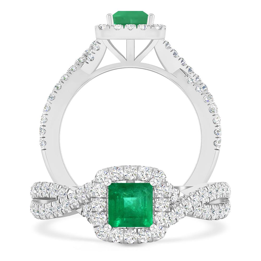 White Gold - Emerald