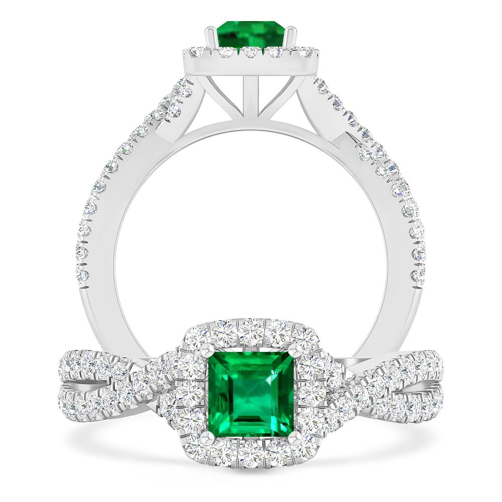 White Gold - Emerald