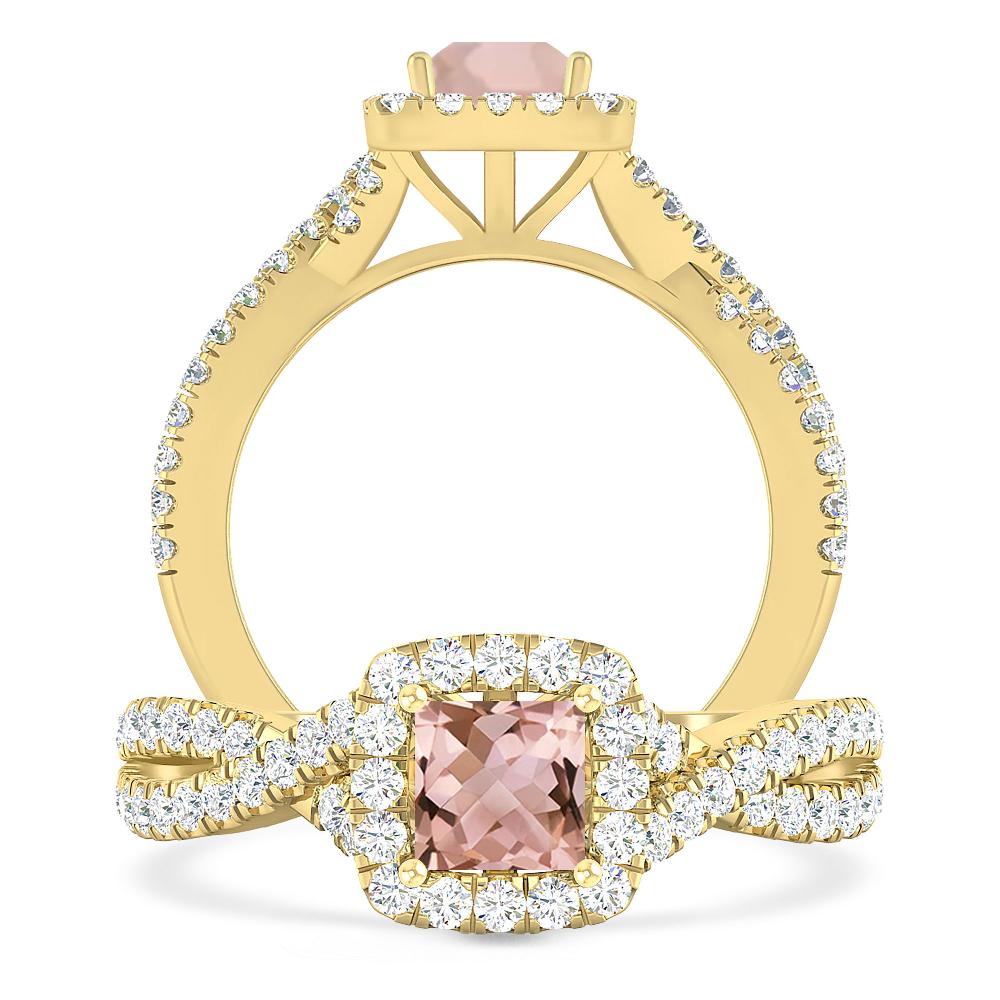 Yellow Gold - Morganite