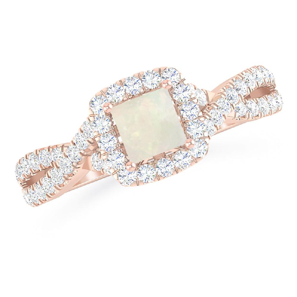 Rose Gold - Opal