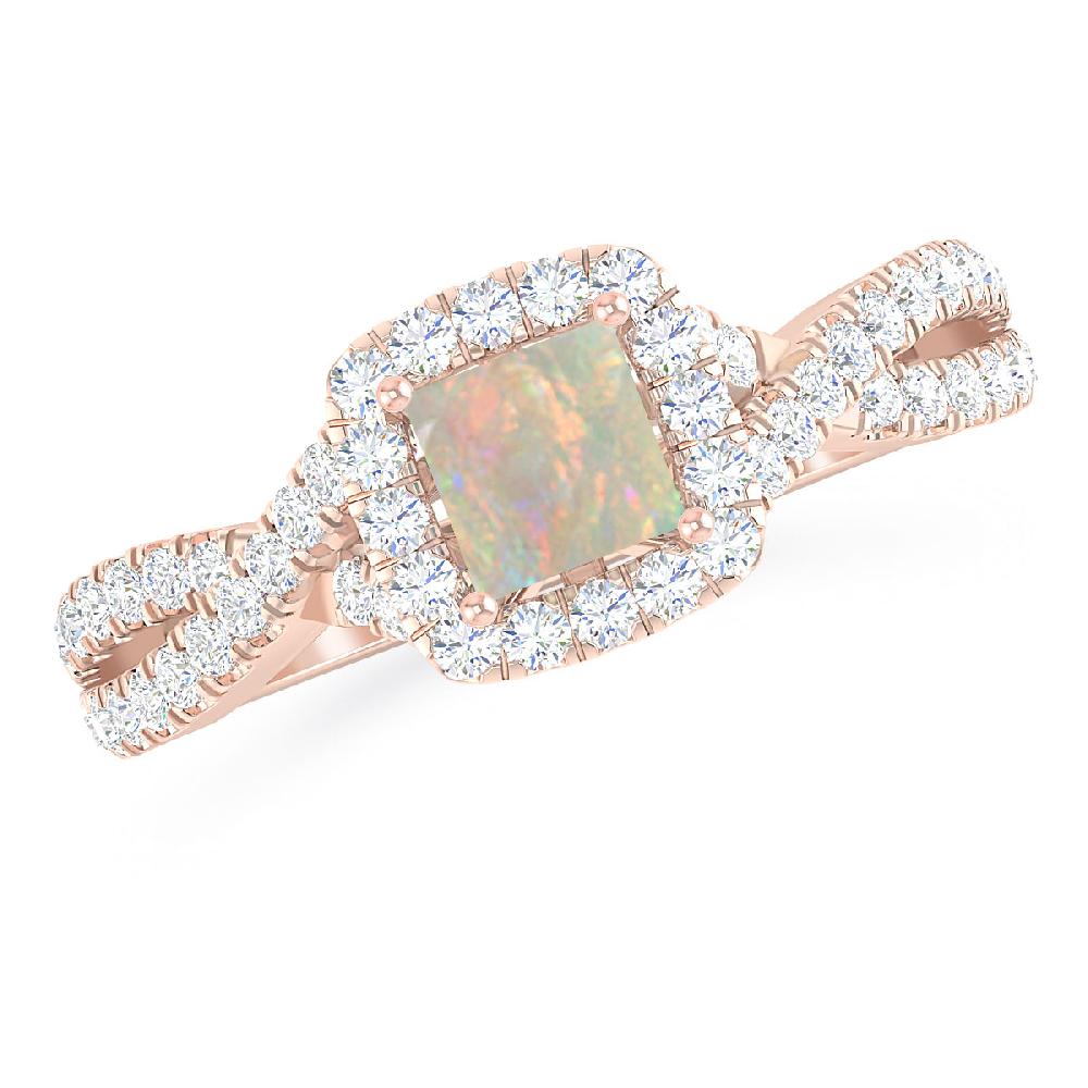 Rose Gold - Opal