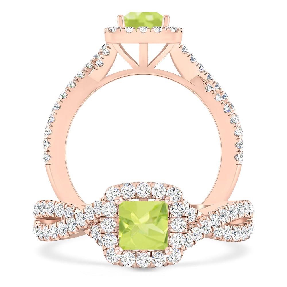 Rose Gold - Peridot