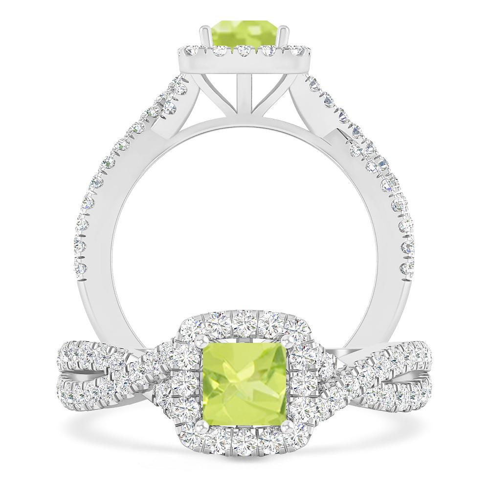 White Gold - Peridot