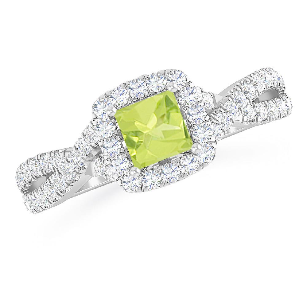 White Gold - Peridot