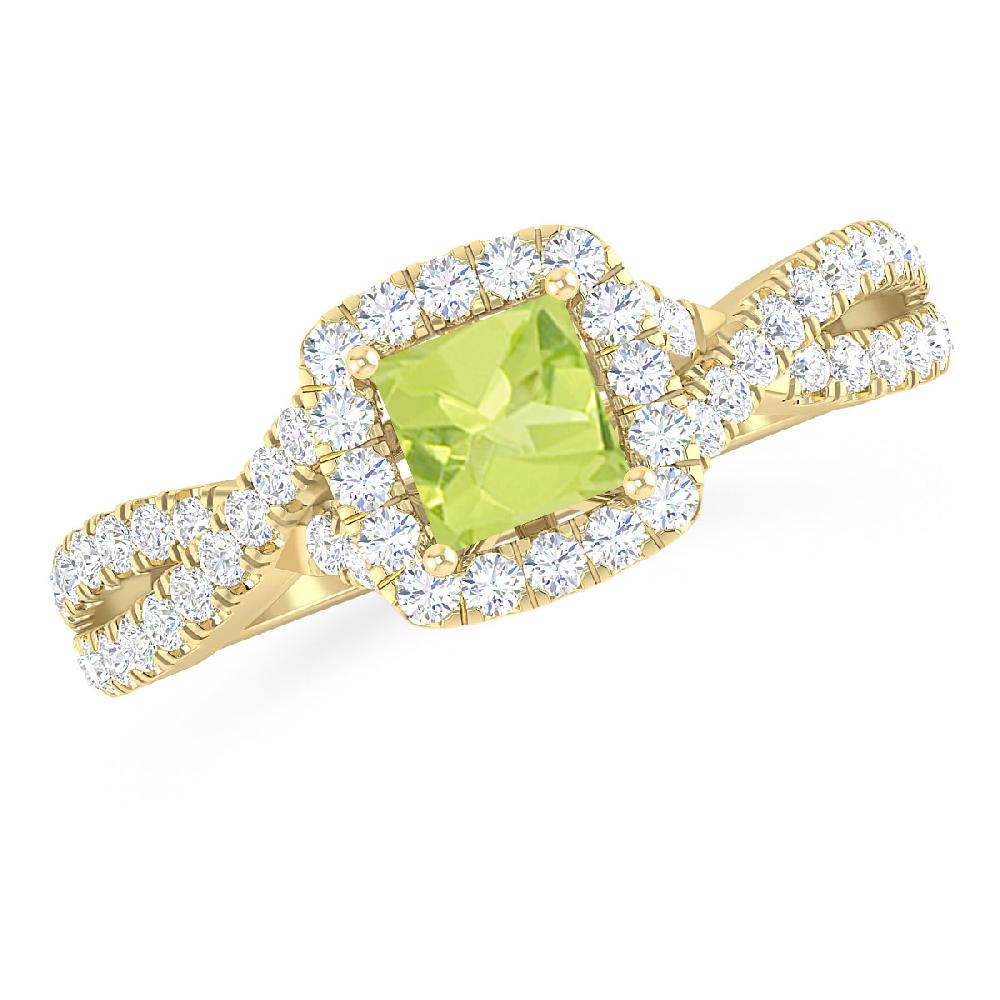 Yellow Gold - Peridot