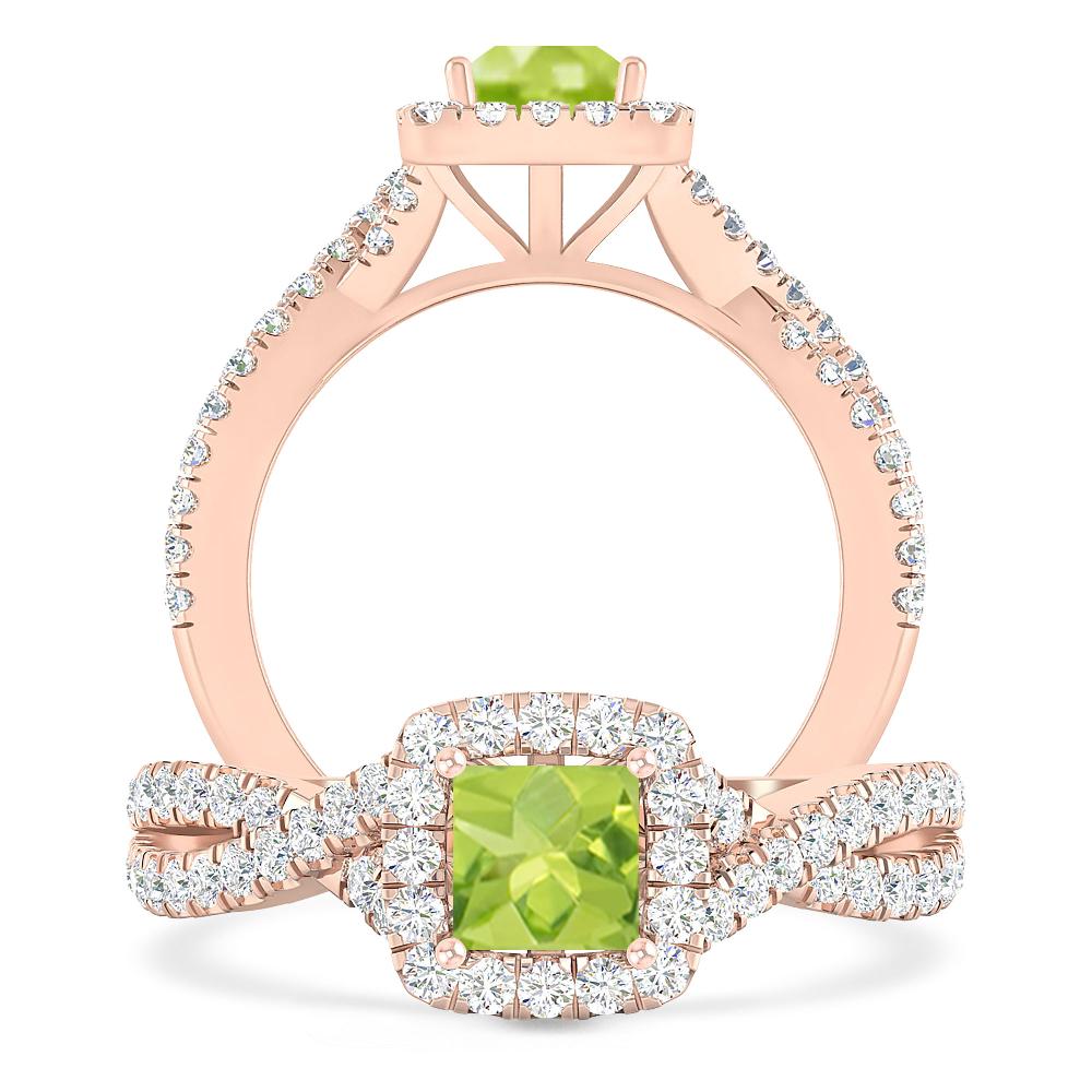 Rose Gold - Peridot