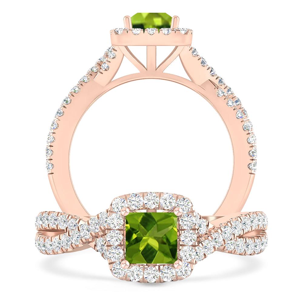 Rose Gold - Peridot