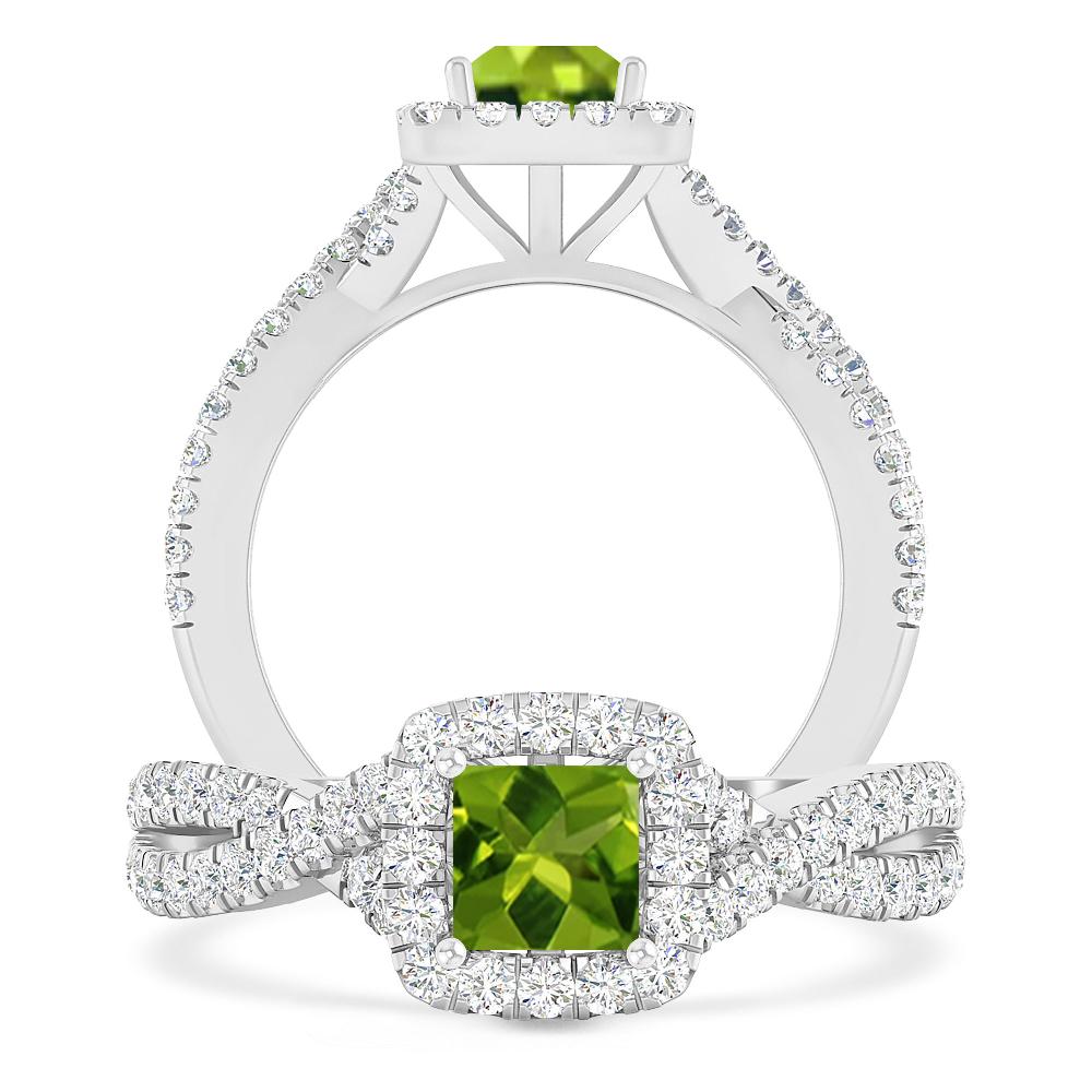 White Gold - Peridot