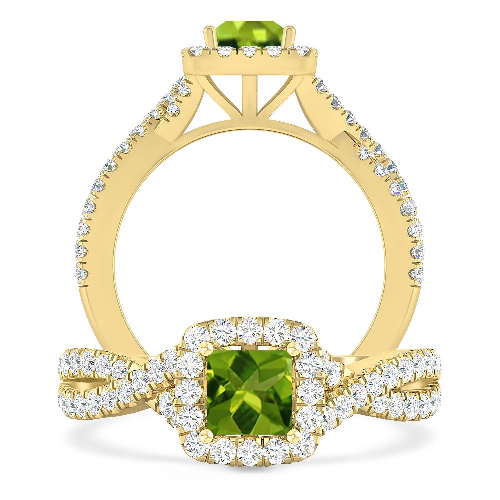 Yellow Gold - Peridot