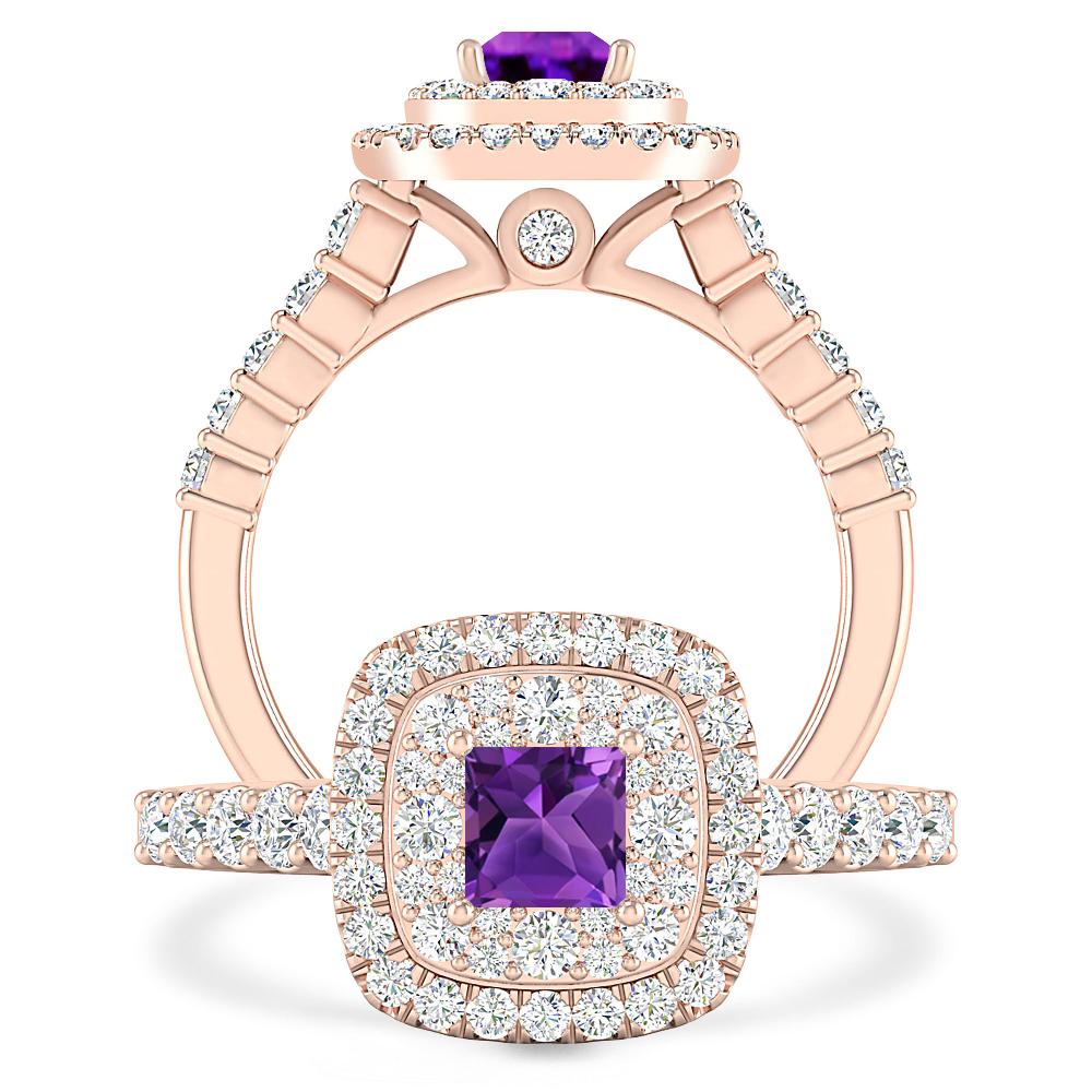 Rose Gold - Amethyst