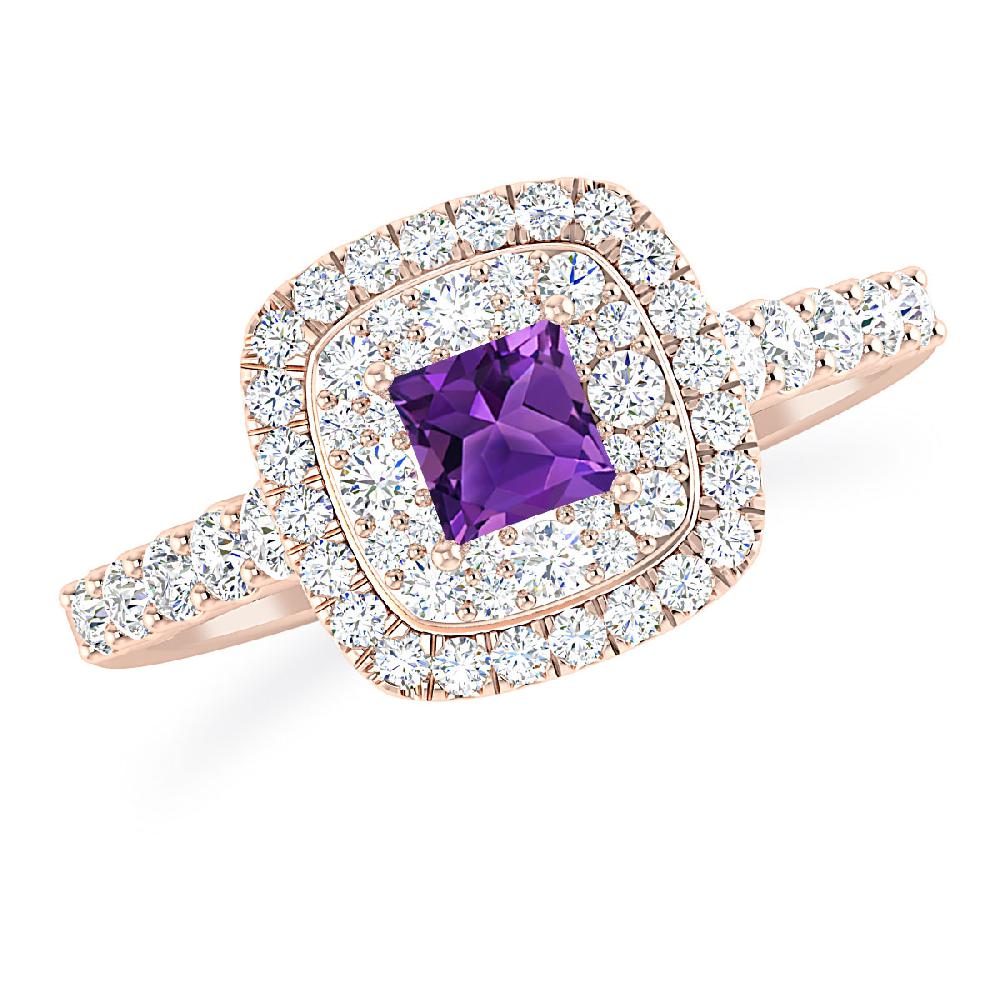 Rose Gold - Amethyst