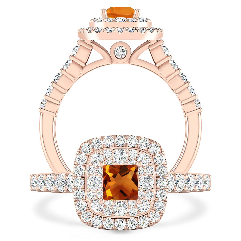 Rose Gold - Citrine