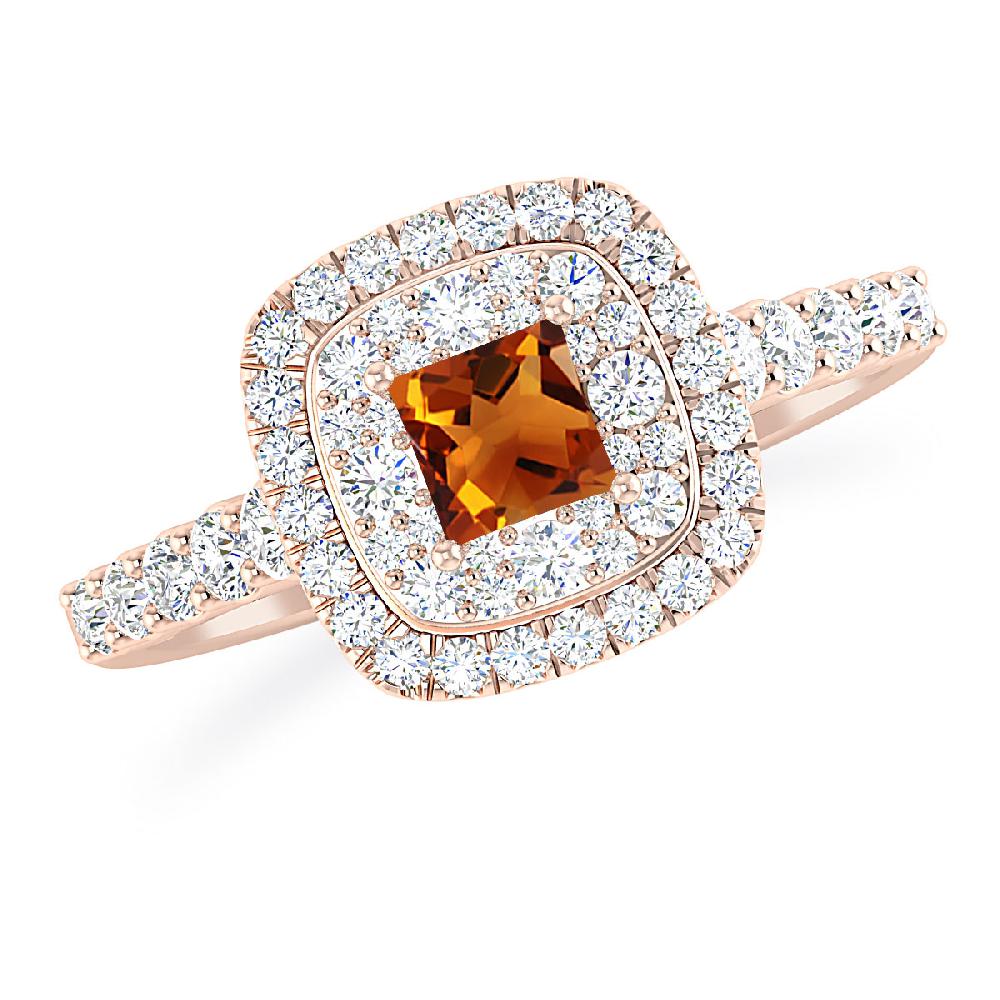 Rose Gold - Citrine