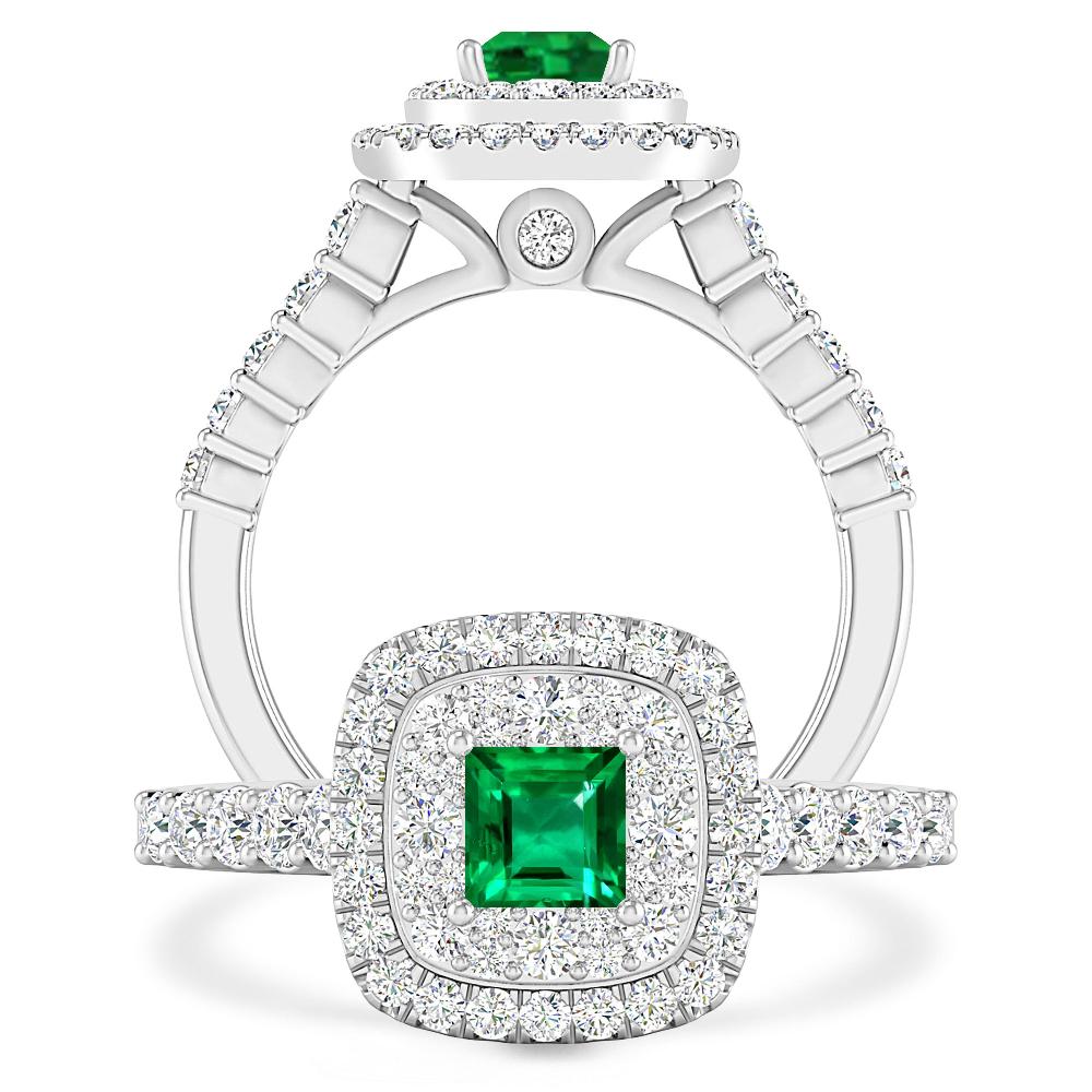 White Gold - Emerald