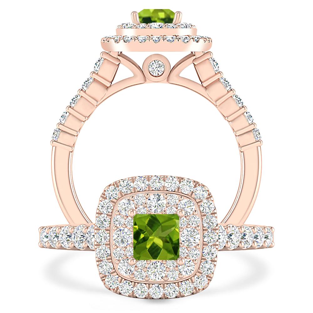 Rose Gold - Peridot