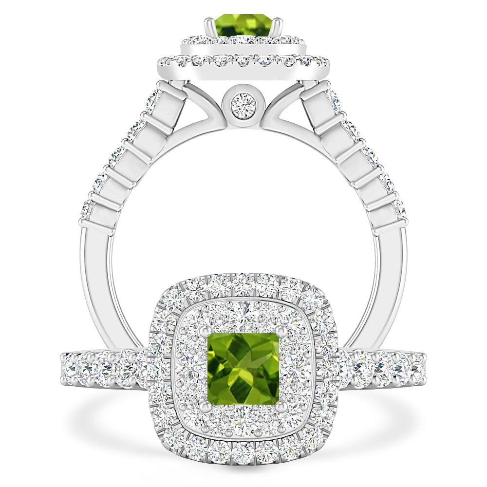 White Gold - Peridot