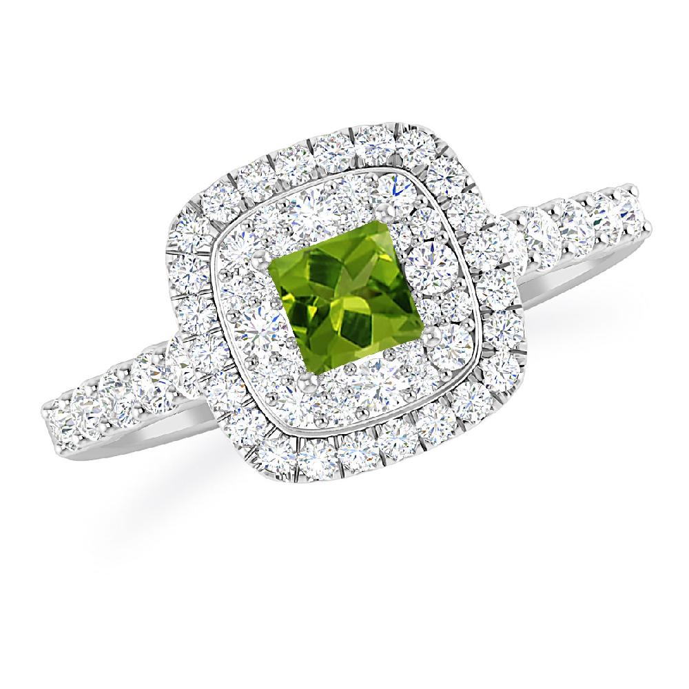 White Gold - Peridot