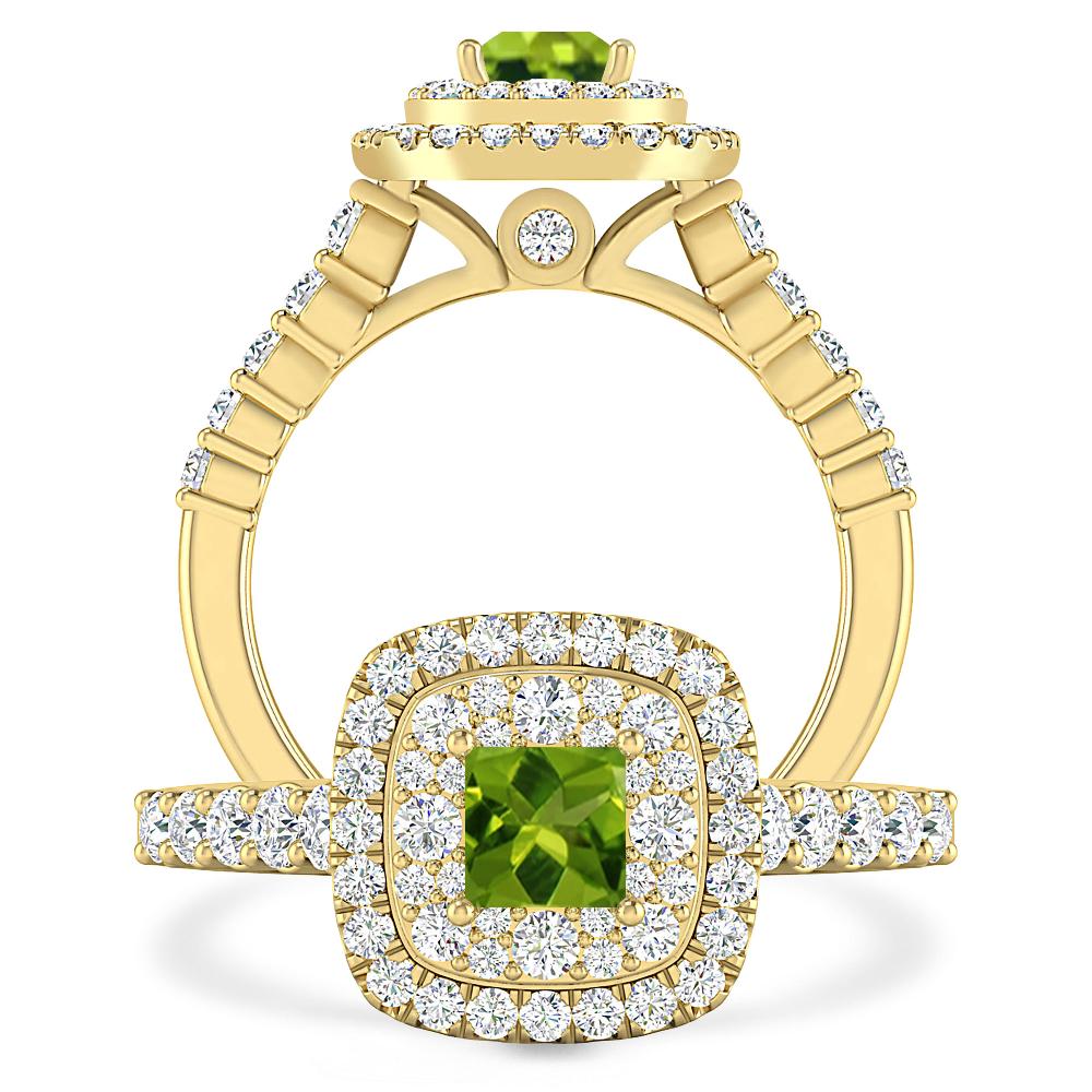 Yellow Gold - Peridot