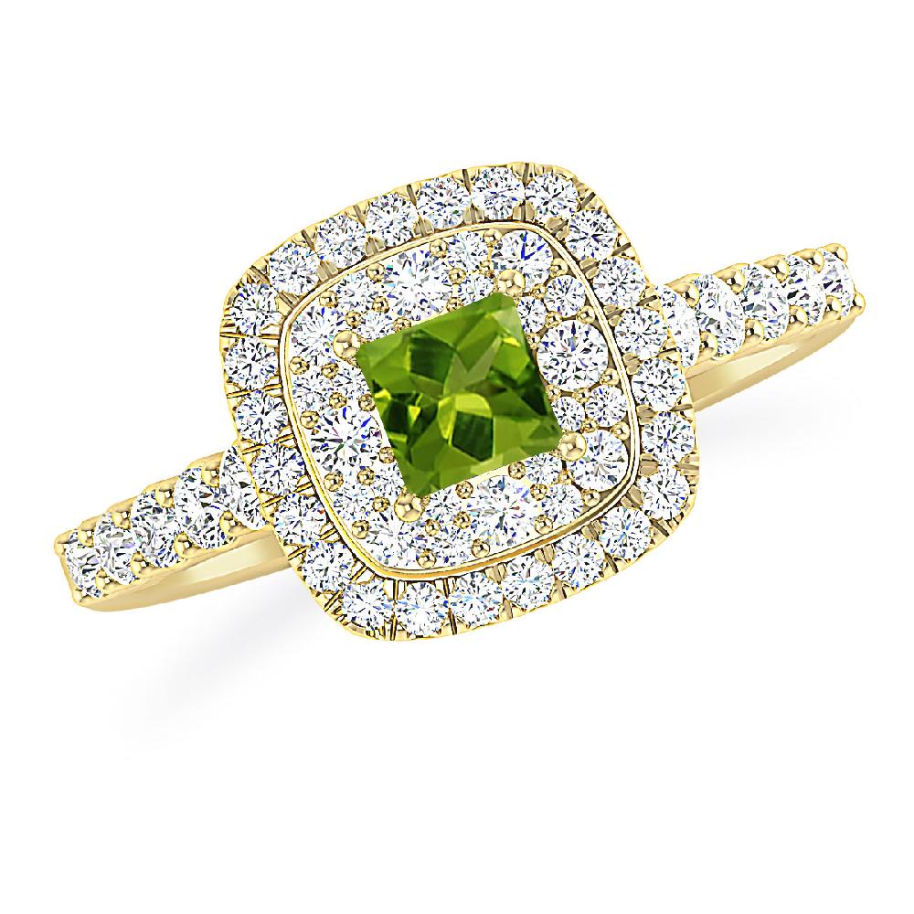 Yellow Gold - Peridot