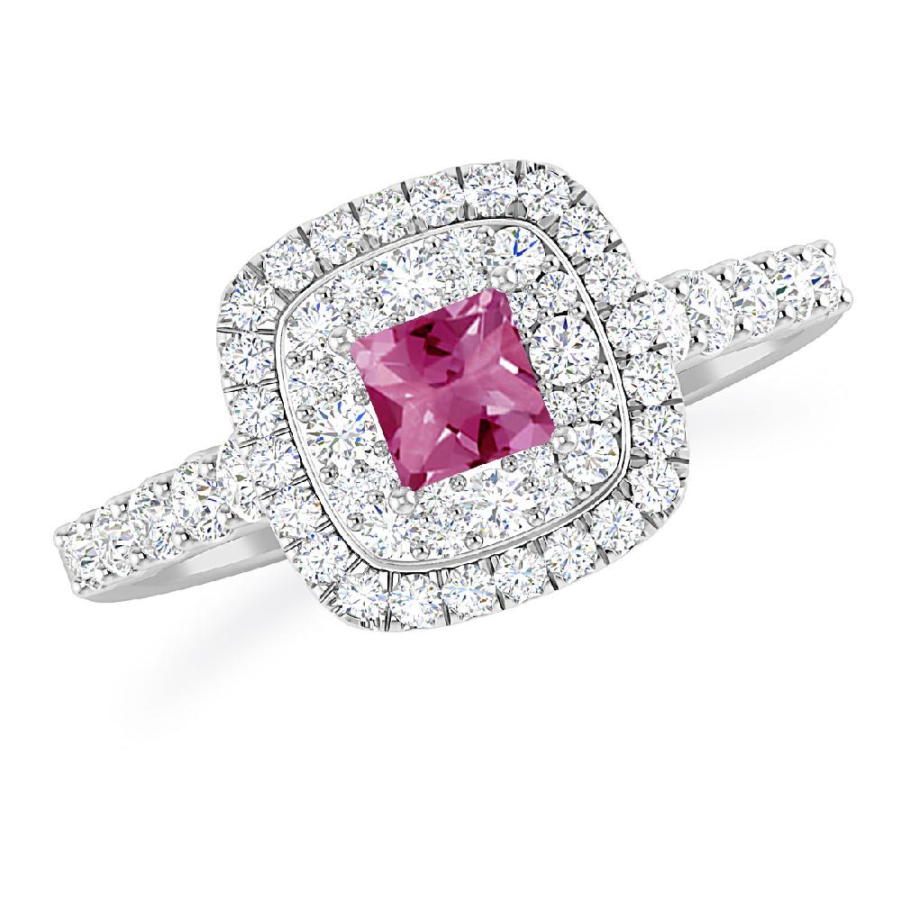 White Gold - Pink Tourmaline